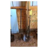SHOVEL, POST HOLE DIGGER & MAGNET