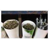 GREEN/SILVER TOP SELF-TAPPERS, BOLTS, HOOKS ETC.