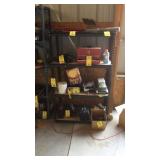(2) METAL SHELVES