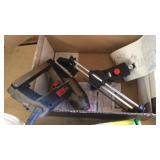STAPLE GUN, SUN LAMP, SPARK PLUG CLEANER &