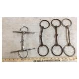 (3) SNAFFLE BITS & FULL CHEEK SNAFFLE BIT