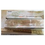(2) (NIB) MOWER BLADES, & EMPTY SILVER CASE