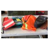 Safety Vest, blanket, hat and more