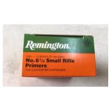 (1,000)+/- REMINGTON No.6 1/2 SM. RIFLE PRIMERS