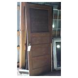 (2) WOOD DOORS