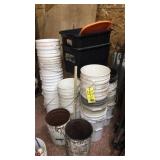 EMPTY 5 GALLON BUCKETS & SCRAP PLY-WOOD/WOOD