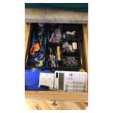 SHARPIES, SCISSORS, BULBS, KNIFE & STATIONARY PADS