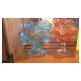 FENTON MARIGOLD HOLLY BERRY & OTHER GLASS Pcs.