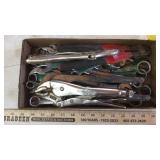 SMALLER SAE WRENCHES, VICE-GRIPS & SM. PAD. SNIPS