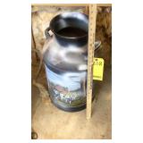 PAINTED CREAM CAN