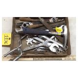 SM. SAE WRENCHES, ROCK HAMMER, FILES & MORE