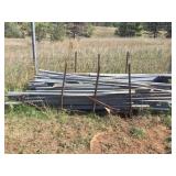 (50)+/- STEEL SIGN/FENCE POSTS (7ft.& SHORTER)