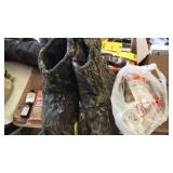 CAMO Insulated Boots + Hunting Supplies