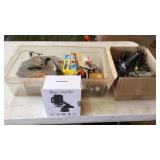 Three Boxes Asst Electronic Accessories