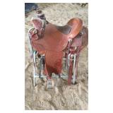 LANGERUD CUSTOM TOOLED 15" SADDLE