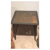 Slate Top End Tables, 23in x23in x 21in