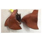 PAIR OF LEATHER STIRRUPS