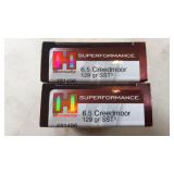 (40) RNDS. OF 6.5 CREEDMORE 129Gr. SST (NEW)