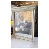 Vintage Beveled Mirror 33 by 25"
