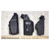 (3) VARIOUS HOLSTERS (3) VARIOUS HOLSTERS