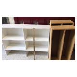(3) WOOD SHELVES (3) WOOD SHELVES