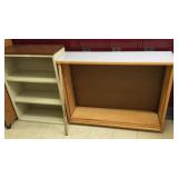 (2) BOOK SHELVES (2) BOOK SHELVES
