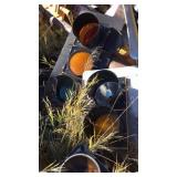 (13)+/- CITY STREET TRAFFIC LIGHTS & POLES (13)+/- CITY STREET TRAFFIC LIGHTS & POLES