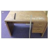 WOOD DESK MEASURES 48" L X 24"D X 30"T WOOD DESK MEASURES 48" L X 24"D X 30"T