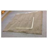 (2) CARPET REMNANT RUG (2) CARPET REMNANT RUG