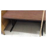 WOOD DESK MEASURES 48"L X 30" D X 27"T WOOD DESK MEASURES 48"L X 30" D X 27"T