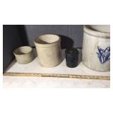 2 GAL., 1 GAL & SMALL CROCKS