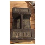 30 LB WEIGHT & CABLE PULLER 30 LB WEIGHT & CABLE PULLER