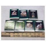 (7) HALLMARK & KEEPSAKE CHRISTMAS ORNAMENTS (7) HALLMARK & KEEPSAKE CHRISTMAS ORNAMENTS