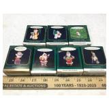 (7) CHRISTMAS KEEPSAKE ORNAMENTS (ATG) (7) CHRISTMAS KEEPSAKE ORNAMENTS (ATG)