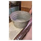 ROUND GALVANIZED WASH TUB