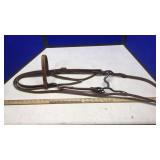 (2) HEADSTALL W/CURVED BIT (2) HEADSTALL W/CURVED BIT