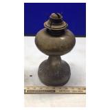 2-OIL LAMPS, ONLY ONE CHIMNEY