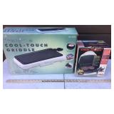 GEORGE FORMAN GRILL & TOAST MASTER GRIDDLE GEORGE FORMAN GRILL & TOAST MASTER GRIDDLE