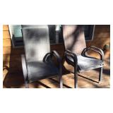 (4) PATIO CHAIRS (4) PATIO CHAIRS