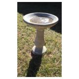 CONCRETE BIRD BATH CONCRETE BIRD BATH