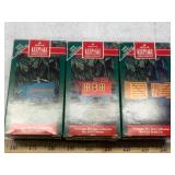 (3) HALLMARK SKYLINE TRAIN CAR ORNAMENTS (3) HALLMARK SKYLINE TRAIN CAR ORNAMENTS