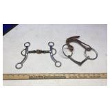 (2) HORSE BITS (2) HORSE BITS