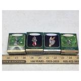 (4) KEEPSAKE CHRISTMAS ORNAMENTS (4) KEEPSAKE CHRISTMAS ORNAMENTS