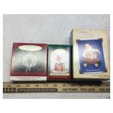 (3) COLLECTORS SERIES HALLMARK ORNAMENTS (3) COLLECTORS SERIES HALLMARK ORNAMENTS