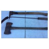 3-AXE, FIRE TOOL & WEED WHIP 3-AXE, FIRE TOOL & WEED WHIP