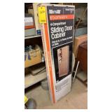 HIRSH 4-COMPARTMENT SLIDING DOOR CABINET