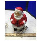 (2) VINTAGE LIGHTED SANTA & JACK FROST/SNOWMAN (2) VINTAGE LIGHTED SANTA & JACK FROST/SNOWMAN