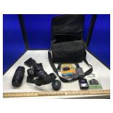 CANON REBEL DIGITAL CAMERA W/BAG & ACCESSORIES CANON REBEL DIGITAL CAMERA W/BAG & ACCESSORIES