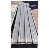 (20) 12ft. SHEETS OF USED TIN (GRAY) (20) 12ft. SHEETS OF USED TIN (GRAY)