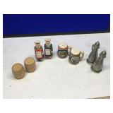 WOODEN BARRELS, BEER STEINS, GAS PUMPS & PEWETER WOODEN BARRELS, BEER STEINS, GAS PUMPS & PEWETER